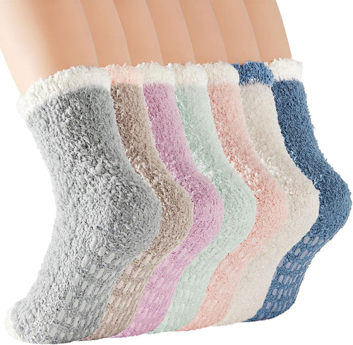 Fuzzy Slipper Socks - Warm, Fluffy Socks